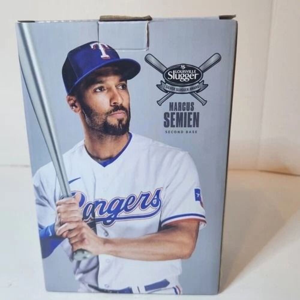 Marcus Semien Texas Rangers Silver Slugger Bobblehead SGA New In Box